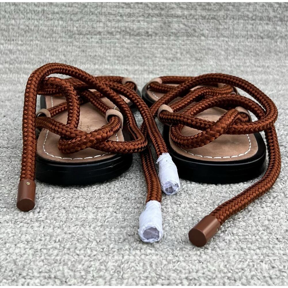 rag & bone Infinity Brown Sandal Leather and Nylon Women's Size 8 US NEW - Picture 8 of 16